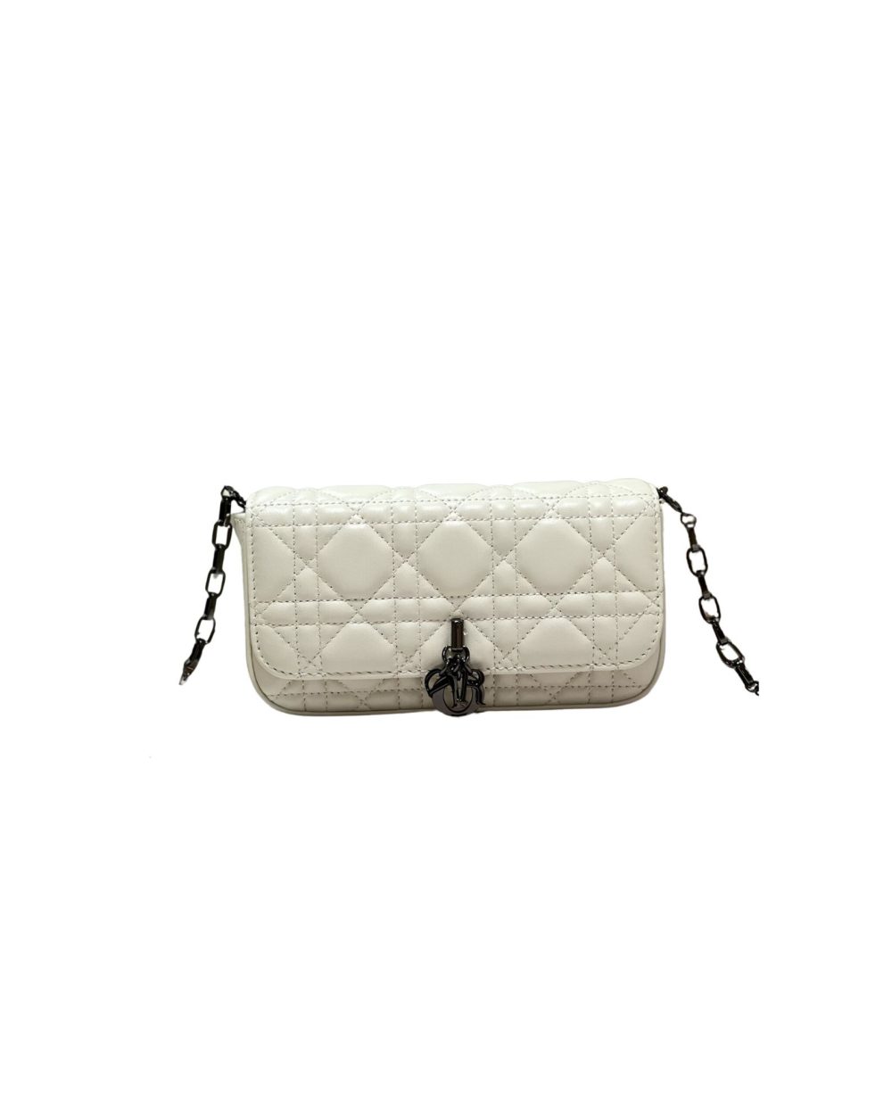 1:1 Replica Mini Miss Dior Bag White/ Black For Women 7 in/ 18.5cm