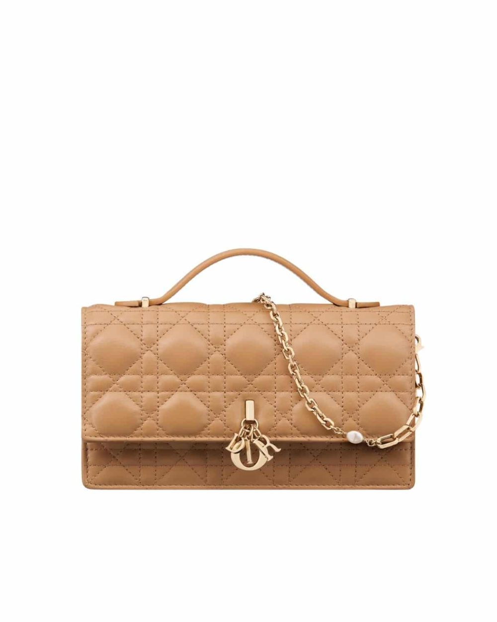 1:1 Replica Miss Dior Mini Bag Yellow For Women S0980ONMJ_M53U 8.5in/21cm