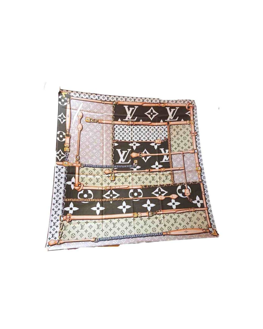 Monogram Confidential Square 90 Brown For Women