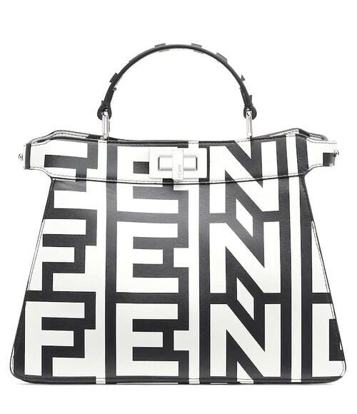 1:1 Replica Peekaboo Iseeu Small Bag Black And White For Women 10.5in/ 27cm