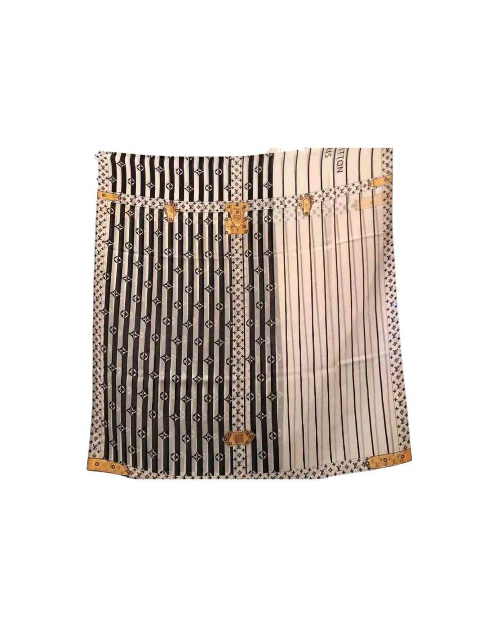 Plaid Denim Shawl White And Black For Women