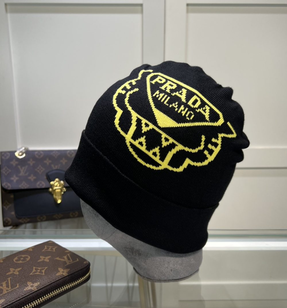 Prada Beanie In Black