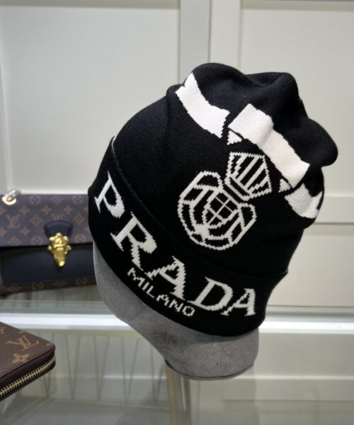 Prada Beanie In Black