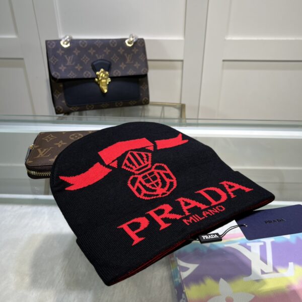 Prada Beanie In Black