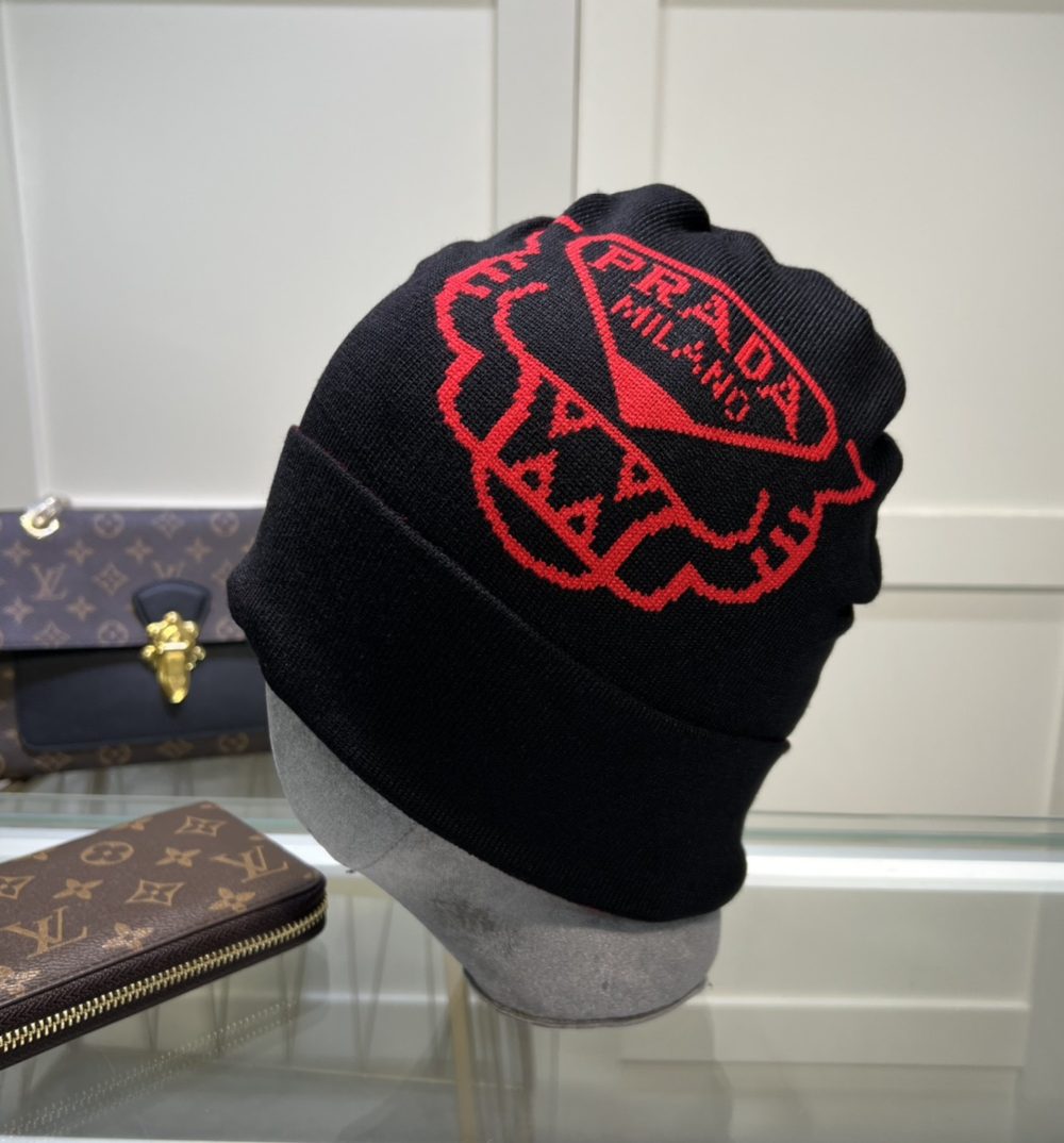 Prada Beanie In Black
