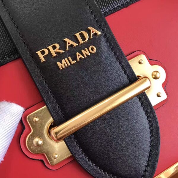 Prada Cahier Bag Red For Women, Women's Bags 7.9in/20cm