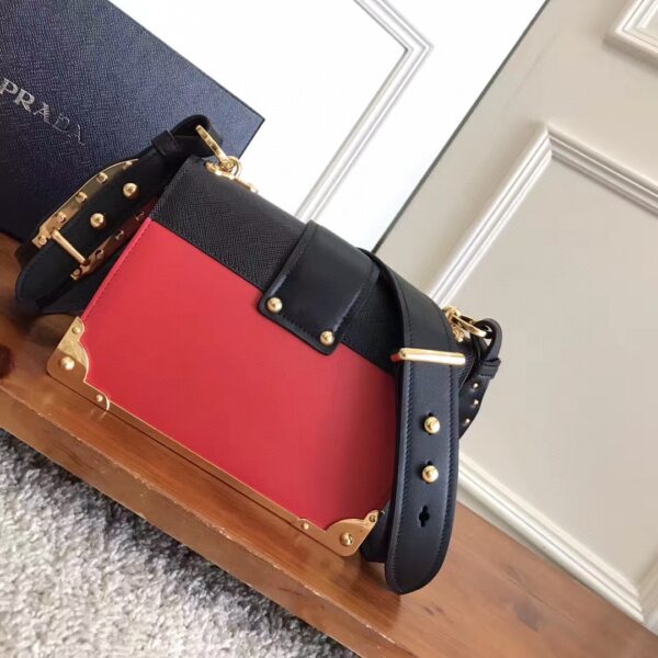 Prada Cahier Bag Red For Women, Women's Bags 7.9in/20cm