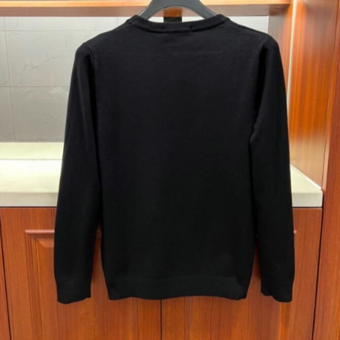 prada cotton crewneck sweatshirt black for men bagoneer