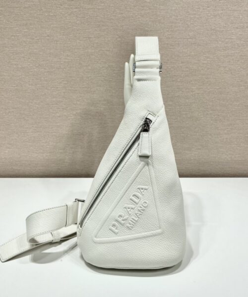 Prada Cross Bag White For Women, Women's Bags 12.6in/32cm 2VZ098_2BBE_F0K74_V_OLO