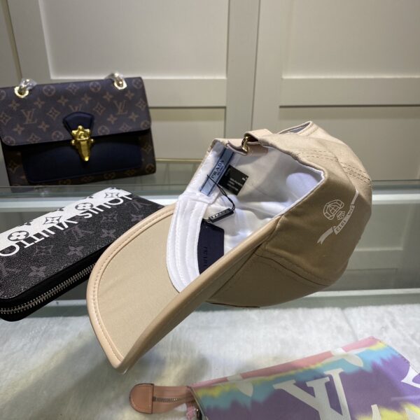 Prada Drill Baseball Cap Beige Prada Cap