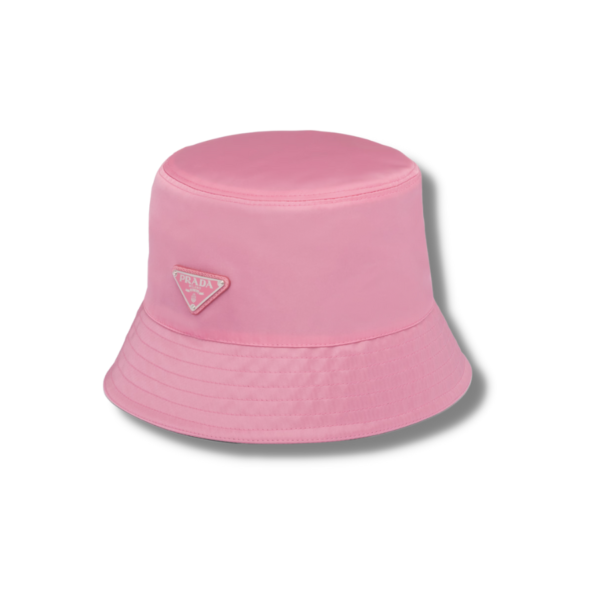 Prada Nylon Bucket Hat Begonia Pink For Women - 1HC137_2B15_F0638