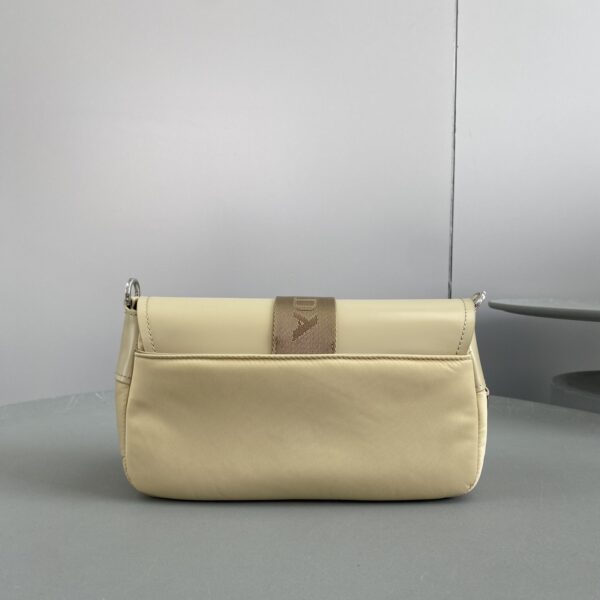 Prada Pocket Nylon And Brushed Bag Beige For Women, Women's Bags 9in/23cm 1BD295_789_F0F24_V_BFO