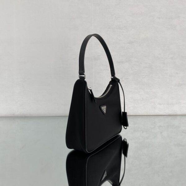 Prada Re-Edition 2005 Re-Nylon Mini Bag Black For Women, Women's Bags 8.6in/22cm