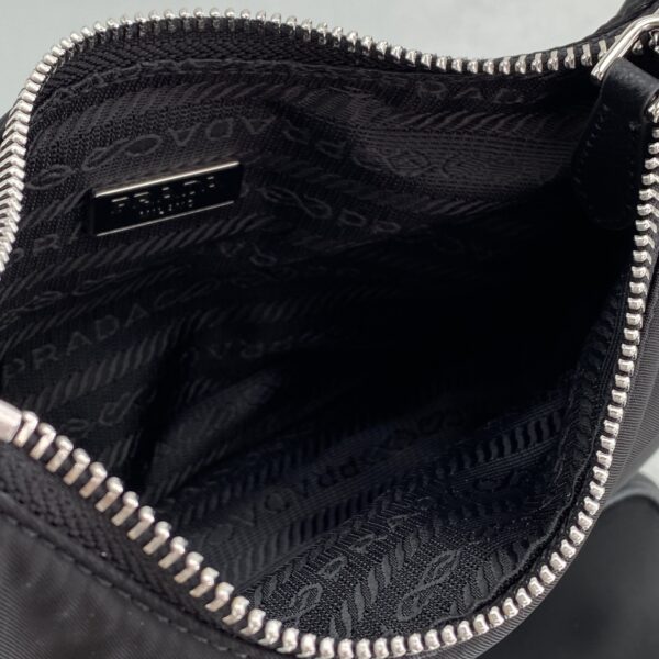 Prada Re-Edition 2005 Re-Nylon Mini Bag Black For Women, Women's Bags 8.6in/22cm