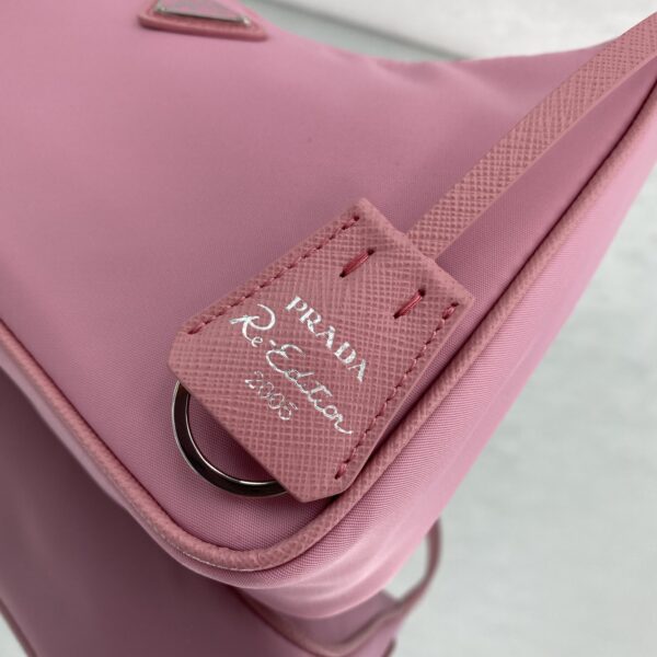 Prada Re-Edition 2005 Re-Nylon Mini Bag Pink For Women, Women's Bags 8.6in/22cm