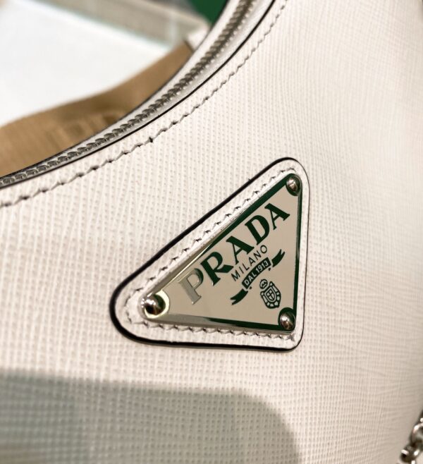 Prada Re-Edition 2005 Re-Nylon Mini Bag White For Women, Women's Bags 8.6in/22cm