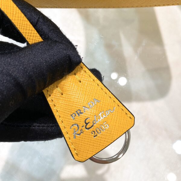 Prada Re-Edition 2005 Re-Nylon Mini Bag Yellow For Women, Women's Bags 8.6in/22cm