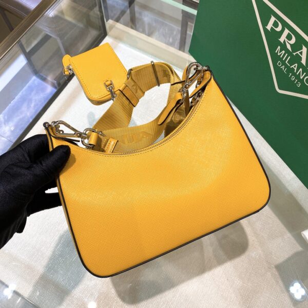 Prada Re-Edition 2005 Re-Nylon Mini Bag Yellow For Women, Women's Bags 8.6in/22cm