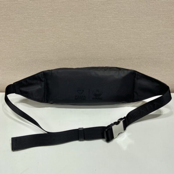 Prada Re-Nylon And Saffiano Belt Bag Black For Women, Women's Bags 10.2in/26cm 2VL034_1WQ8_F0002_V_ADS