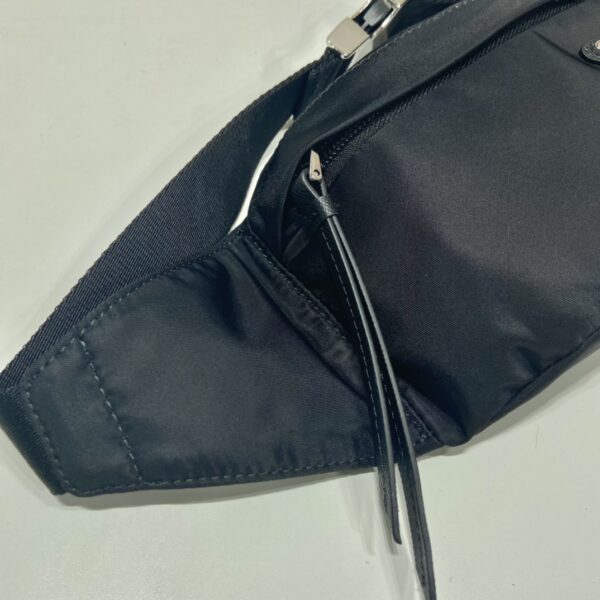 Prada Re-Nylon And Saffiano Belt Bag Black For Women, Women's Bags 10.2in/26cm 2VL034_1WQ8_F0002_V_ADS