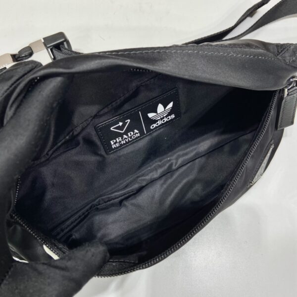 Prada Re-Nylon And Saffiano Belt Bag Black For Women, Women's Bags 10.2in/26cm 2VL034_1WQ8_F0002_V_ADS