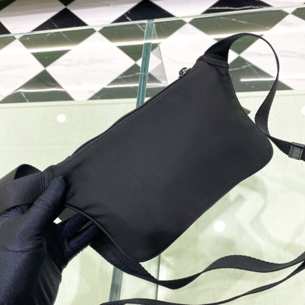 Prada Re-Nylon And Saffiano Shoulder Bag Black For Women, Women's Bags 7.5in/19cm 2VH128_2DMG_F0002_V_OOO