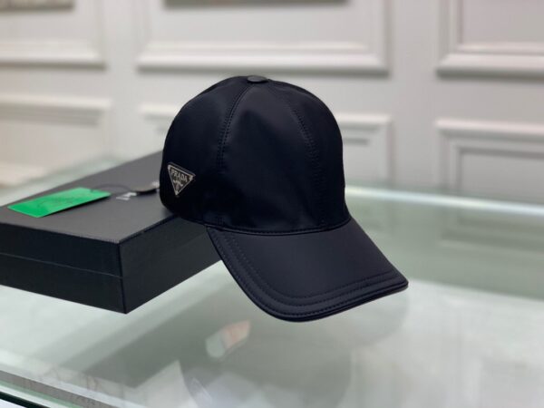 Prada Re-Nylon Baseball Cap Black Prada Cap 2HC274_2DMI_F0002