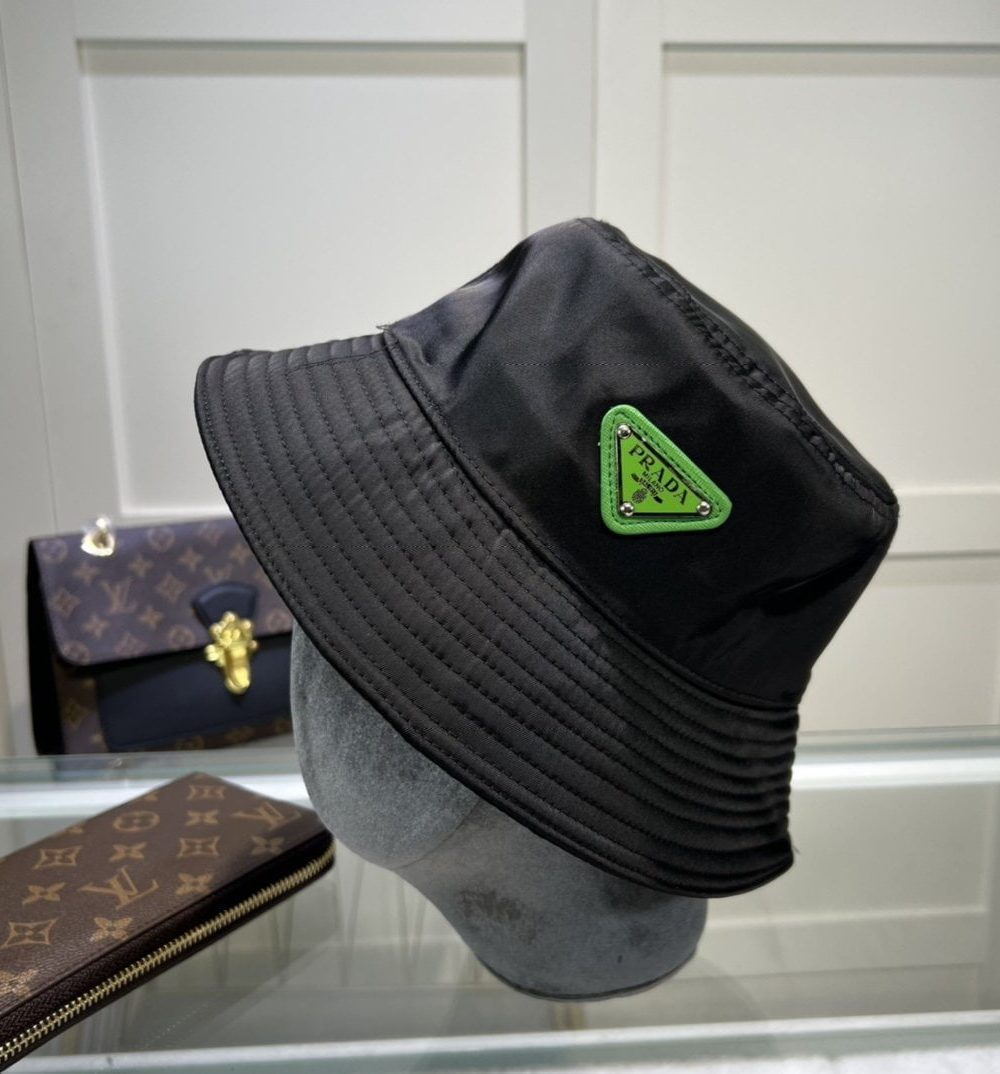 Prada Re-Nylon Bucket Hat Black Prada Hat