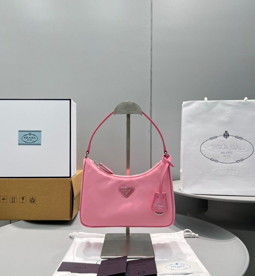 Prada Re-Nylon Re-Edition 2000 Mini-Bag Pink For Women, Women's Bags 8.6in/22cm 1NE515_RDH0_F0E18
