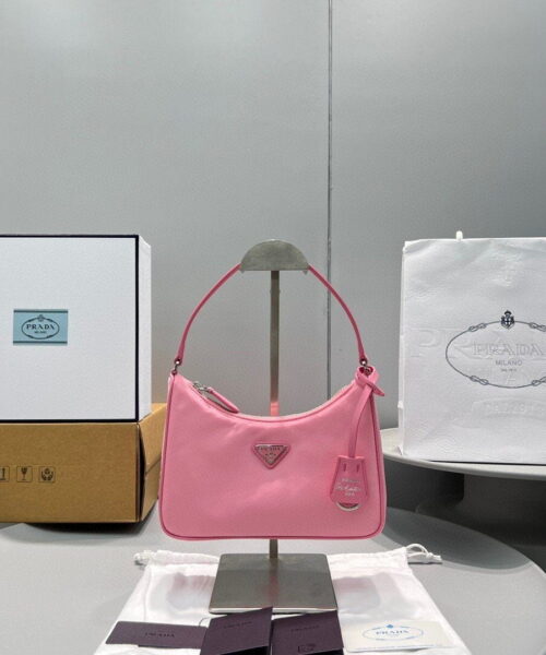 Prada Re-Nylon Re-Edition 2000 Mini-Bag Pink For Women, Women's Bags 8.6in/22cm 1NE515_RDH0_F0E18