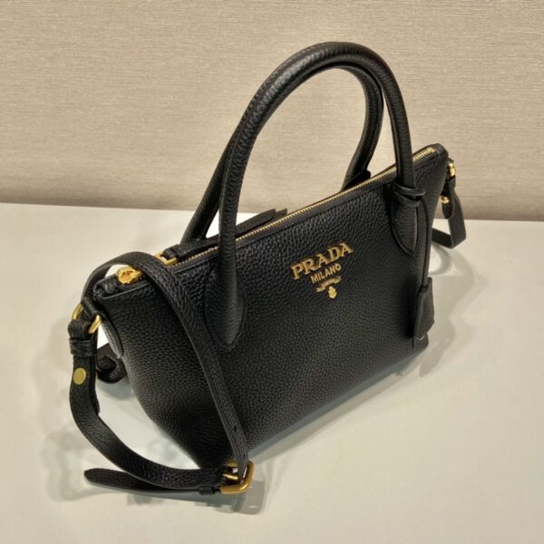 Prada Saffiano Mini Bag Black For Women, Women's Bags 9.4in/24cm