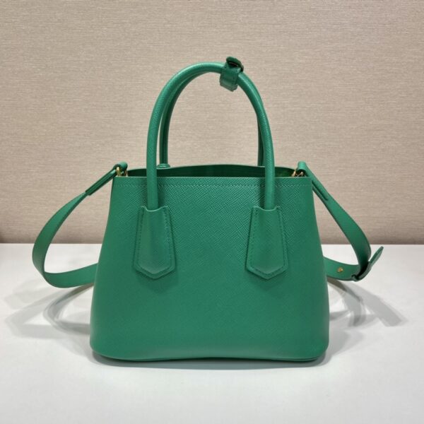 Prada Saffiano Mini Bag Green For Women, Women's Bags 9.8in/25cm 1BG443_2A4A_F0458_V_XOO