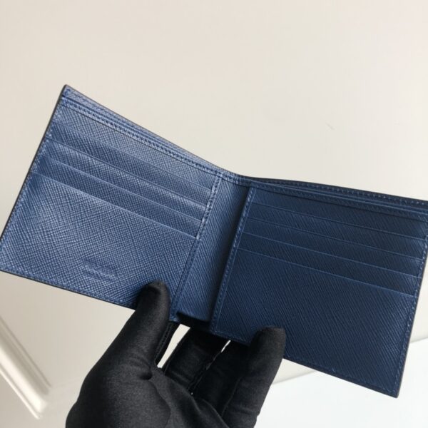 1:1 Replica Prada Saffiano Wallet Black For Women, Women's Wallets 4.5in/11cm