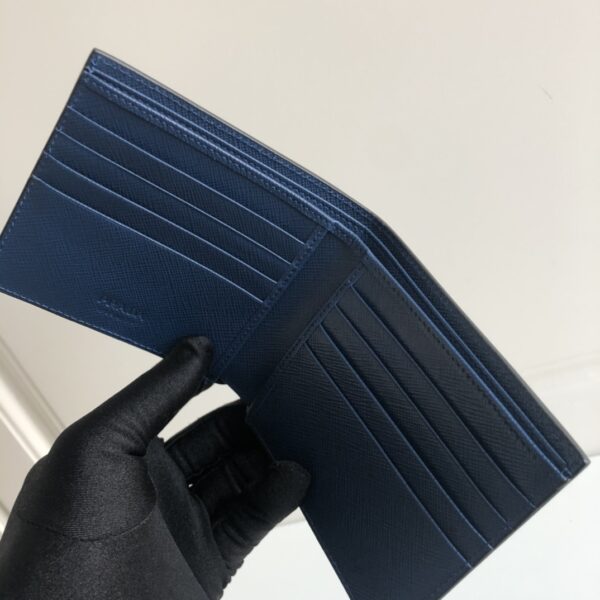 1:1 Replica Prada Saffiano Wallet Black For Women, Women's Wallets 4.5in/11cm