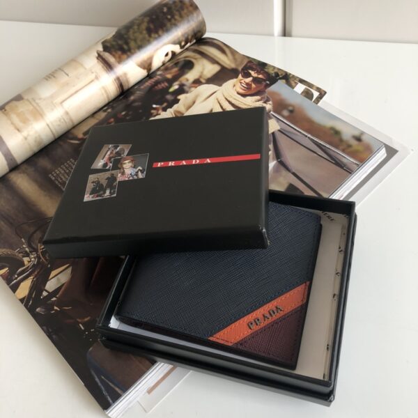 1:1 Replica Prada Saffiano Wallet Black For Women, Women's Wallets 4.5in/11cm