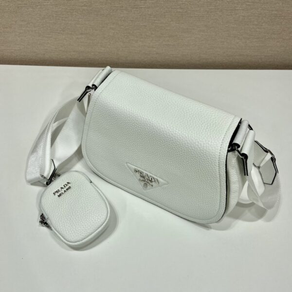 Prada Shoulder Bag White For Women, Women's Bags 8.6in/22cm