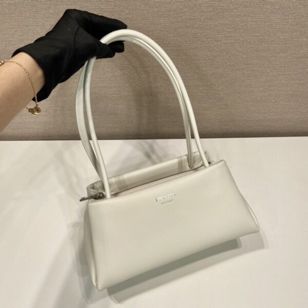 Prada Small Bag White For Women, Women's Bags 9.8in/25cm 1BA368_2DDJ_F0009_V_OOO
