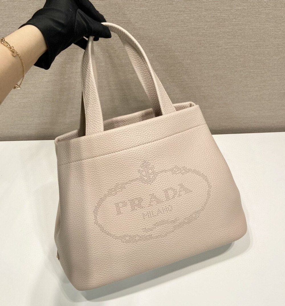 Prada Small Tote Beige For Women, Women's Bags 12.6in/32cm