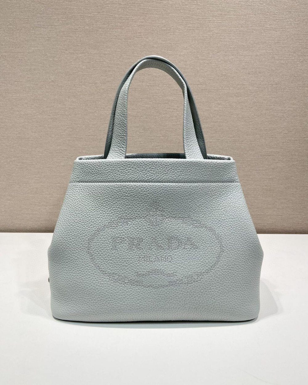Prada Small Tote Grey For Women, Women's Bags 12.6in/32cm