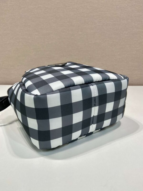 Prada Soft Padded Re-Nylon Mini-Bag White For Women 7.1in/18cm
