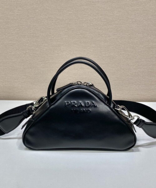 Prada Triangle Bag Black For Women, Women's Bags 9.8in/25cm 1BB082_2BYA_F0002_V_NEO