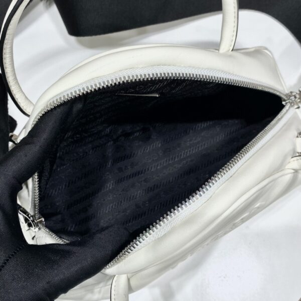 Prada Triangle Bag White For Women, Women's Bags 9.8in/25cm 1BB082_2BYA_F0009_V_NEO