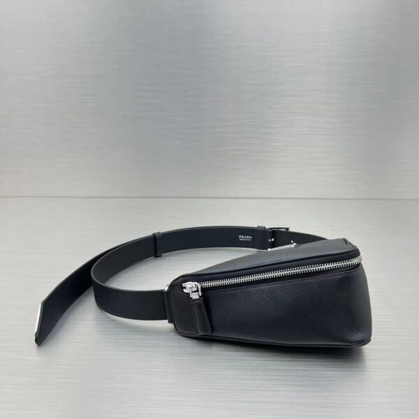 Prada Triangle Mini Bag Black For Women, Women's Bags 9.8in/25cm