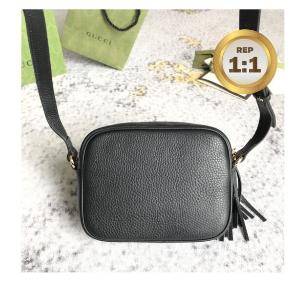 1:1 Replica Gucci Soho Small Disco Bag Black For Women 8in/21cm GG 308364