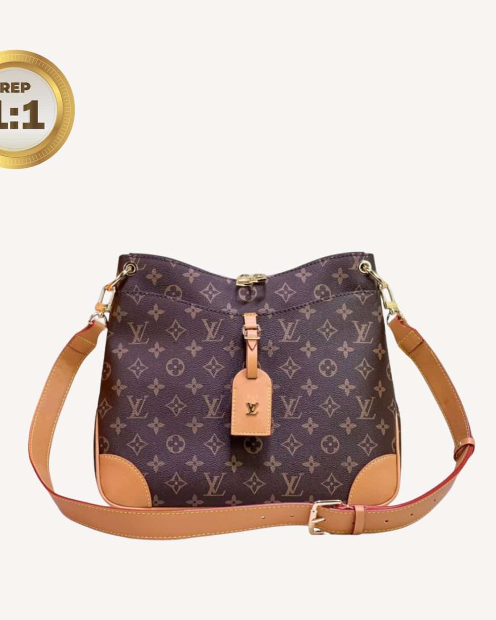 1:1 Replica Louis Vuitton Odeon PM Monogram Canvas Brown For Women 11in/28cm LV M45354