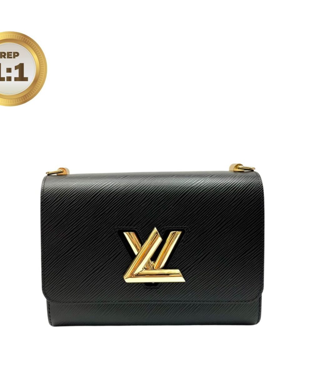 1:1 Replica Louis Vuitton Twist MM Epi Black For Women 9.4in/23cm
