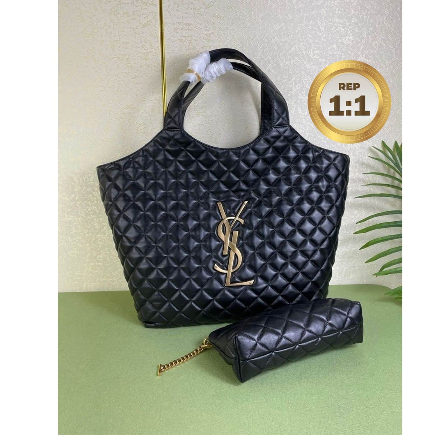 1:1 Replica Saint Laurent Icare Maxi Shopping Bag Black For Women 16.9in/43cm 698651AAANG1000 5 1:1 Replica Saint Laurent Icare Maxi Shopping Bag Black For Women 16.9in/43cm 698651AAANG1000 - Image 5