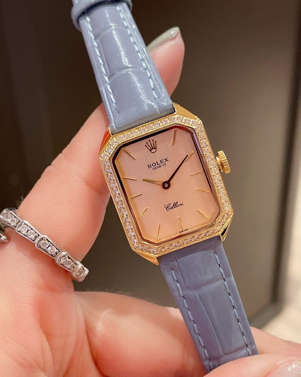 Rolex Cellini 24mm Gold Toned For Women