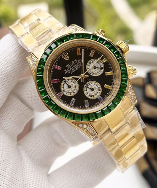 Rolex Cosmograph Daytona 40mm Gold Toned Beaded For Men