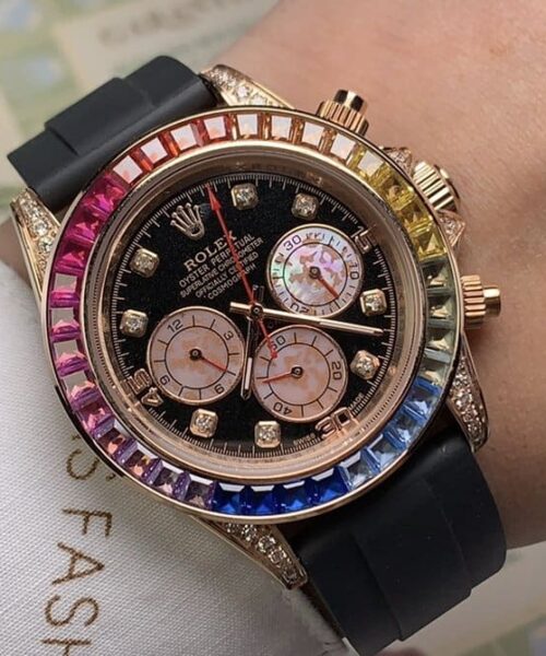 Rolex Cosmograph Daytona 40mm Rose Gold Toned Beaded For Men